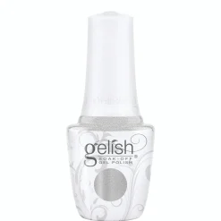 Gelish 18G Plus LED Light with Silver Metallic Soak-Off Gel Polish + Top and Base Coats