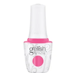 Gelish "Are You Gelly? " Duo- Includes Gel Polish and Lacquer - Neon Pink Jelly