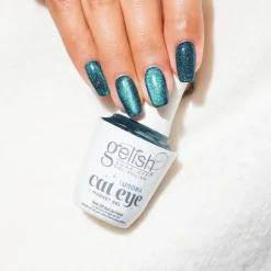 Gelish Aurora Cat Eye Magnetic Soak-Off Gel Polish "Come Sky With Me", Blue Swirl Effect, 15 mL | .5fl oz - 1110568