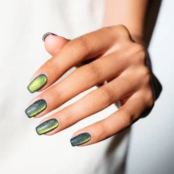 Gelish Aurora Cat Eye Magnetic Soak-Off Gel Polish "Big Bang For Your Buck", Green Swirl Effect, 15 mL | .5fl oz - 1110567