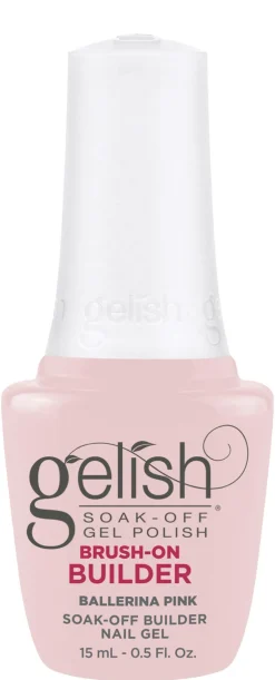 Gelish Ballerina Pink Brush-On Builder Gel, 15 mL | .5 fl. Oz.