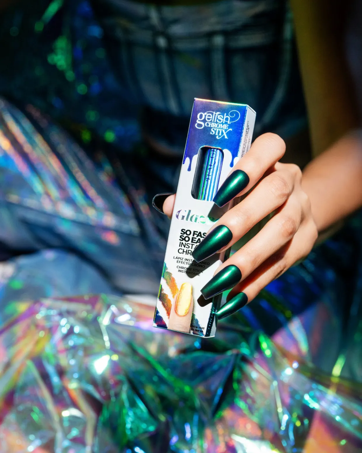 Gelish Chrome Stix - Teal Glazed, 5g | .17 oz.