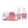 Gelish "Citrus Halo" Trio - Includes Gel Polish, Lacquer and Dip - Coral Pink Pearl