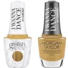 Gelish "Command The Stage" Duo, Antique Bronze Shimmer - Includes Gel Polish and Lacquer