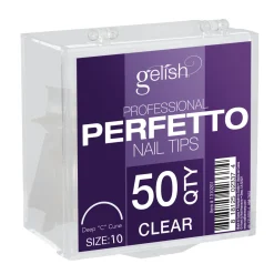 Gelish 50ct Perfetto Nail Tips Clear Size 10 - 1310210