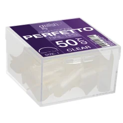 Gelish 50ct Perfetto Nail Tips Clear Size 1 - 1310201