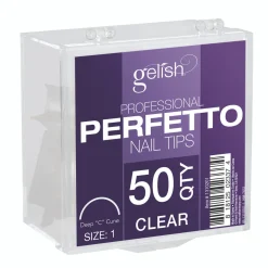 Gelish 50ct Perfetto Nail Tips Clear Size 1 - 1310201