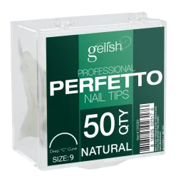 Gelish 50ct Perfetto Nail Tips Natural Size 9, 50 Count - 1310309