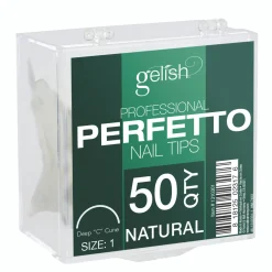 Gelish 50ct Perfetto Nail Tips Natural Size 1, 50 Count - 1310301