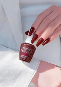 Gelish Deep Red Brown Brush-On Builder Gel, 15 mL | .5 fl. Oz.