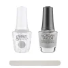 Gelish Disney Villains "Fashion Above All" 2 pc. Duo - Soak-Off Gel Polish and Lacquer - Silver Metallic
