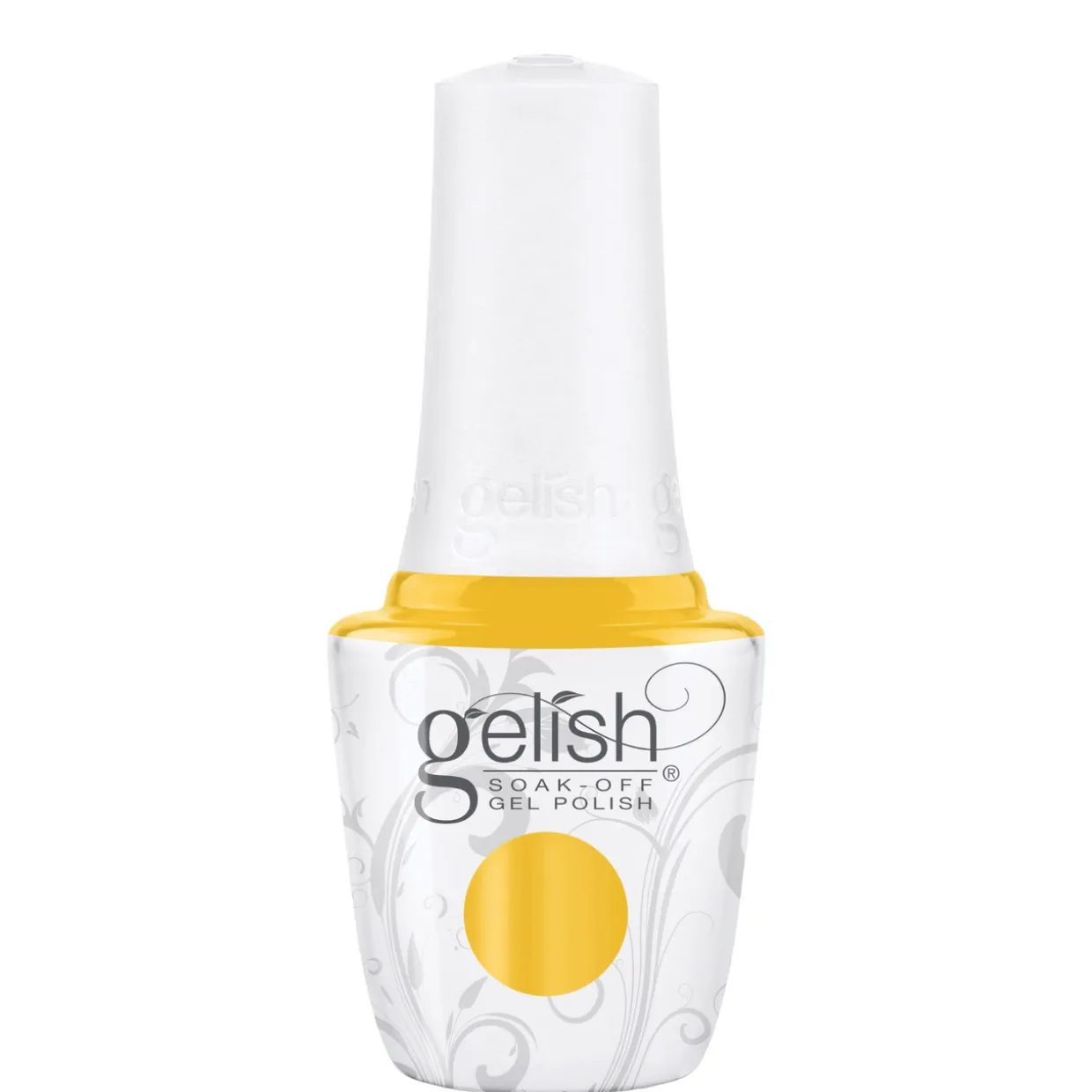 Gelish "Do The Tangle" Duo- Includes Gel Polish And Lacquer- Cyber Yellow Creme