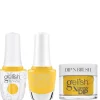 Gelish "Do The Tangle" Trio- Includes Gel Polish, Lacquer and Dip- Cyber Yellow Creme