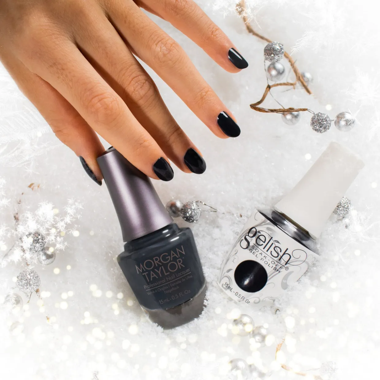 Gelish "Fa-La-Love That Color!" - Charcoal Green Creme, 15 mL | .5 fl. Oz. - 1110410