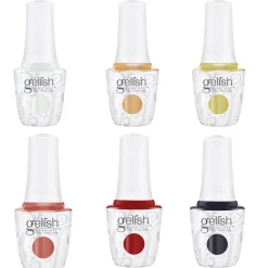 Gelish Fall Collection "Living Our Life" Gelish Soak-Off Gel Polish, 6 pc Bundle