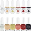 Gelish Fall Collection "Living Our Life" Gel Polish & Lacquer, 12 pc Bundle