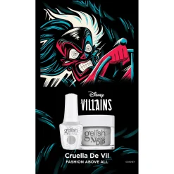 Gelish "Fashion Above All" Disney Villains - Silver Metallic