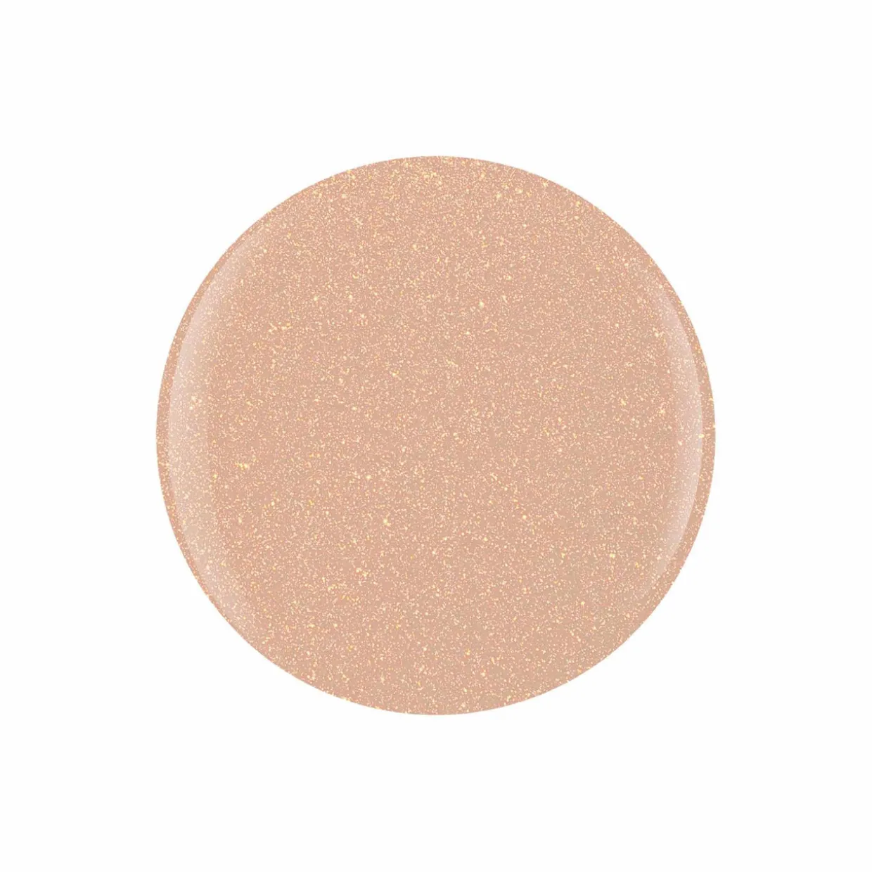 Gelish Flash Glam Soak-Off Gel Polish "Bright Up My Alley", Light Peach Glitter, 15 mL | .5 fl oz - 1110501