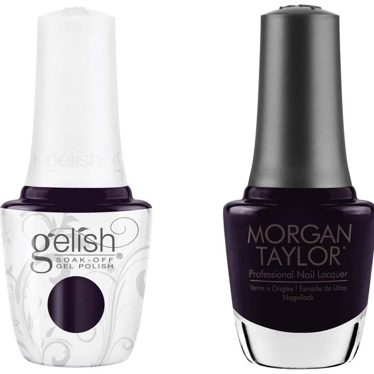 Gelish "Follow Suit" Duo, Deep Purple Pearl - Includes Gel Polish And Lacquer