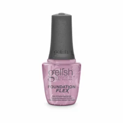 Gelish Foundation Flex Soak-Off Rubber Base Nail Gel, Light Pink, 15 mL | .5 fl. Oz. - Case Pack of 6
