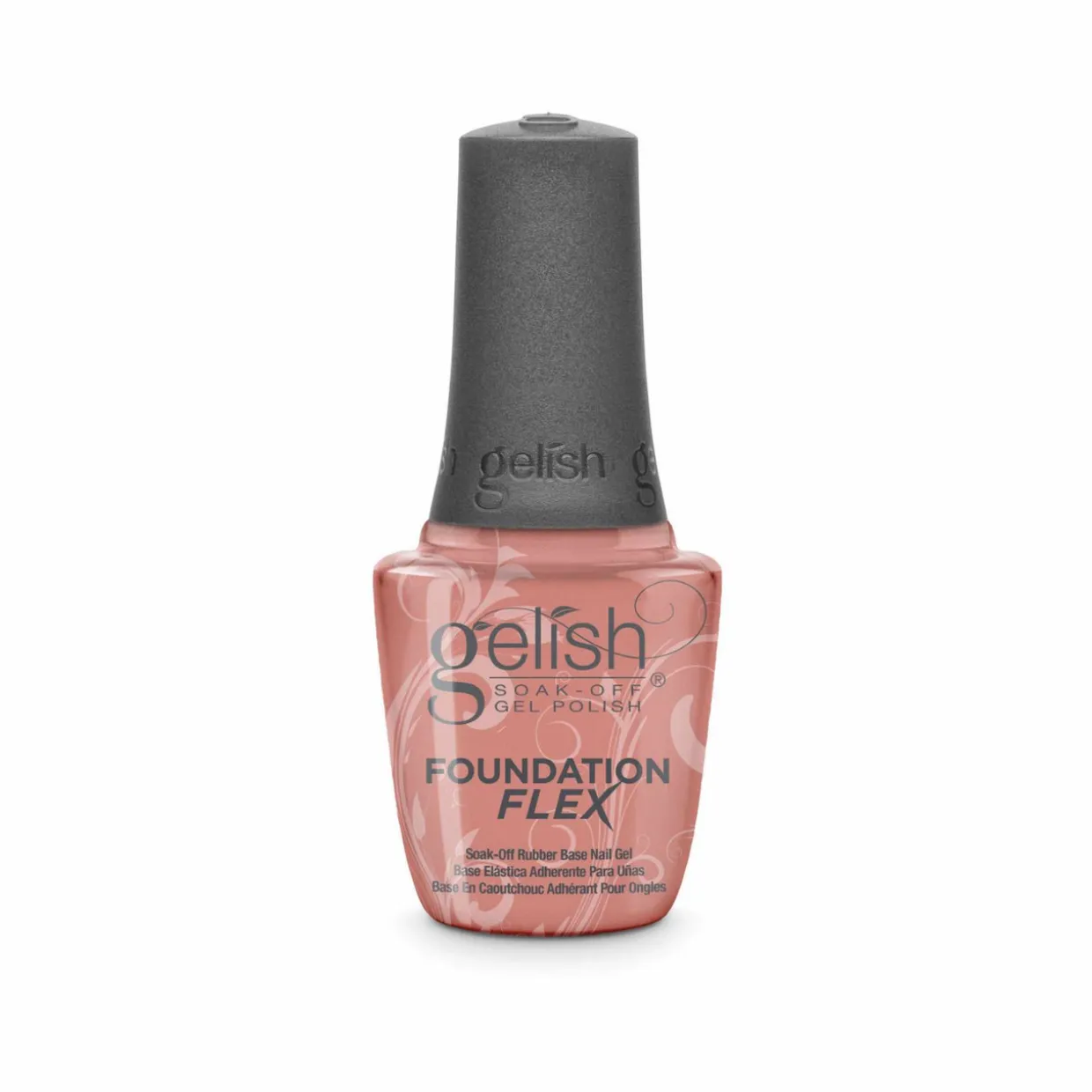 Gelish Foundation Flex Soak-Off Rubber Base Nail Gel, Cover Beige, 15 mL | .5 fl. Oz.