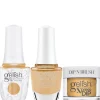 Gelish "Give Me A Bubbly" Trio- Includes Gel Polish, Lacquer and Dip - Champagne Peach Pearl