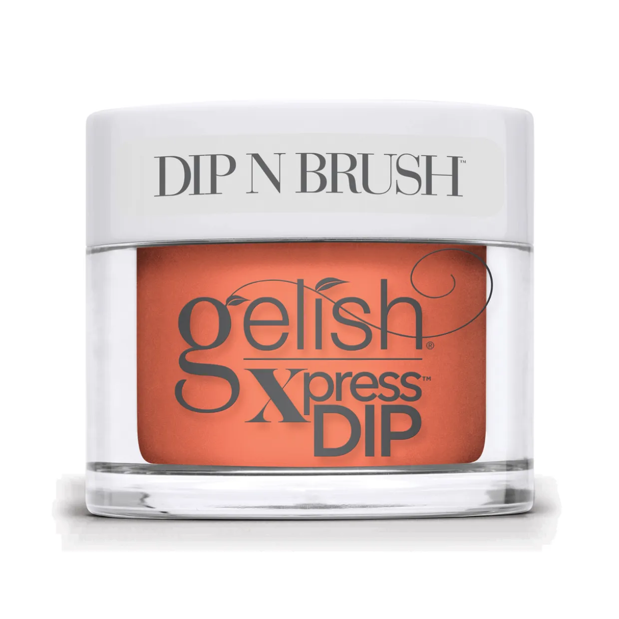 Gelish "I'm All Cheers" Trio- Includes Gel Polish, Lacquer and Dip - Celosia Orange Creme