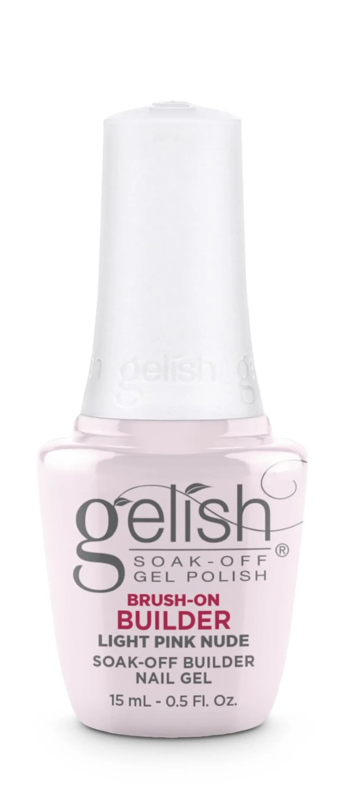 Gelish Light Pink Nude Brush-On Builder Gel, 15mL | .5fl. Oz.