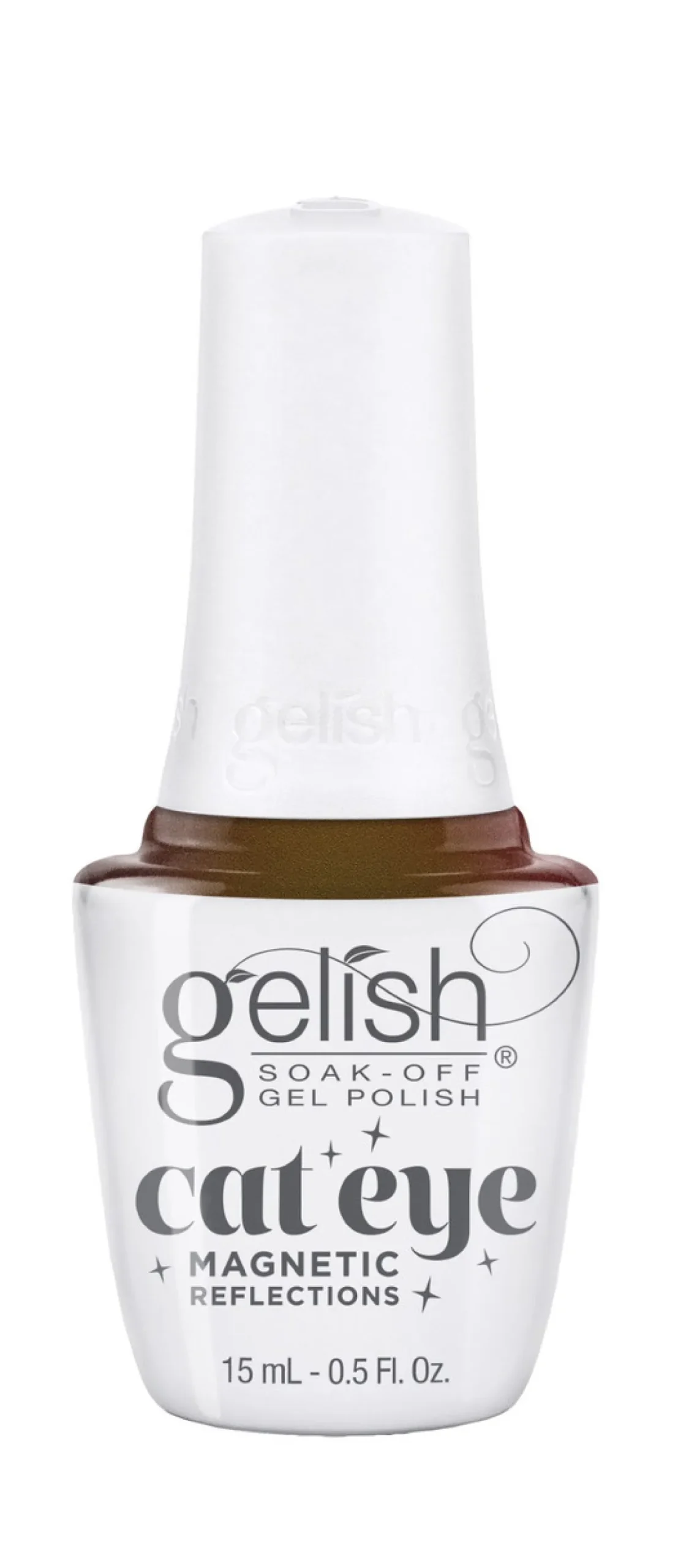 Gelish Magnetic Reflections Soak-Off Gel Polish "Can You Candle It?", Orange Effect Cat-Eye, 15mL | .5 fl oz-1110552