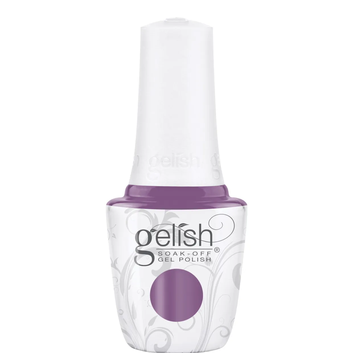 Gelish "Malva" Duo, Medium Purple Crème - Includes Gel Polish and Lacquer