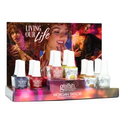 Gelish & Morgan Taylor "Living Our Life" Fall Collection, 12 ct. Mixed Display - Includes Gel Polish & Lacquers