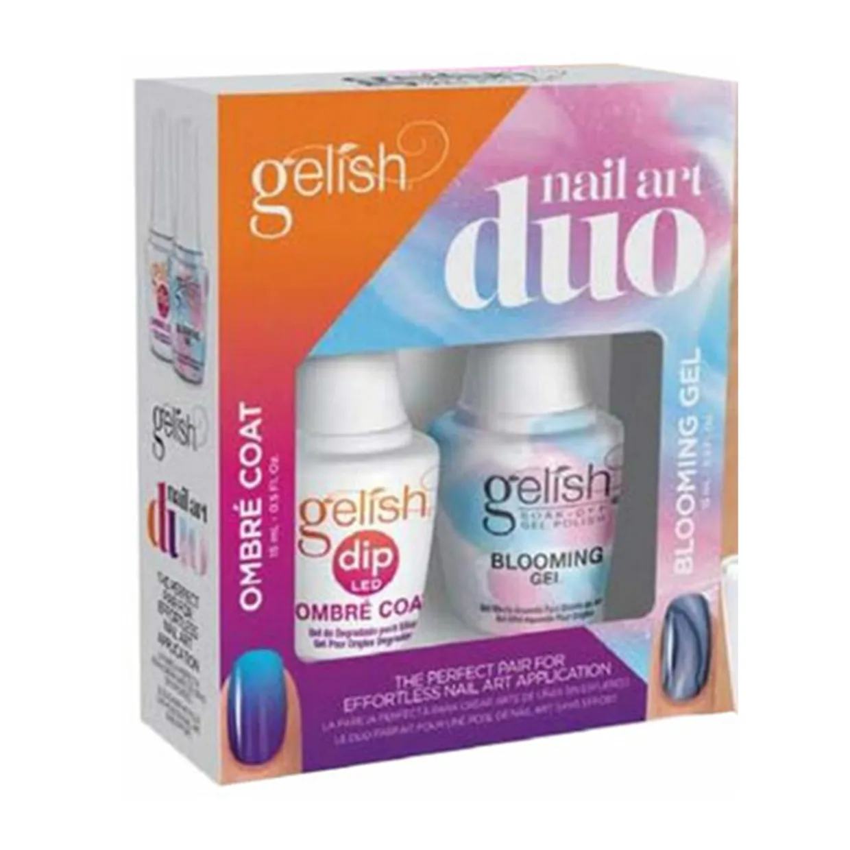 Gelish Nail Art Duo - Ombre Coat & Blooming Gel, 15 mL | .5 fl. Oz.