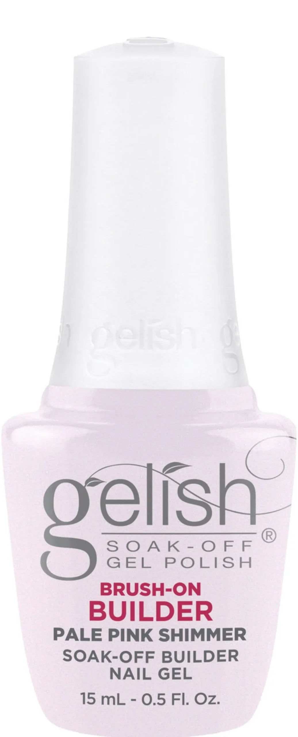 Gelish Pale Pink Shimmer Brush-On Builder Gel, 15 mL | .5 fl. Oz.
