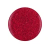 Gelish "Poinsettia Stardust" Duo- Includes Gel Polish and Lacquer - Ruby Red Glitter