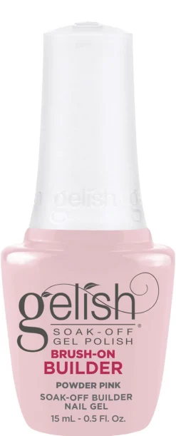 Gelish Powder Pink Brush-On Builder Gel, 15 mL | .5 fl. Oz.