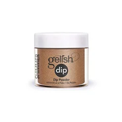 Gelish Professional Quality Nail Dip Powder Set of 3 Colors with Free Nail File - Bronzed Collection
