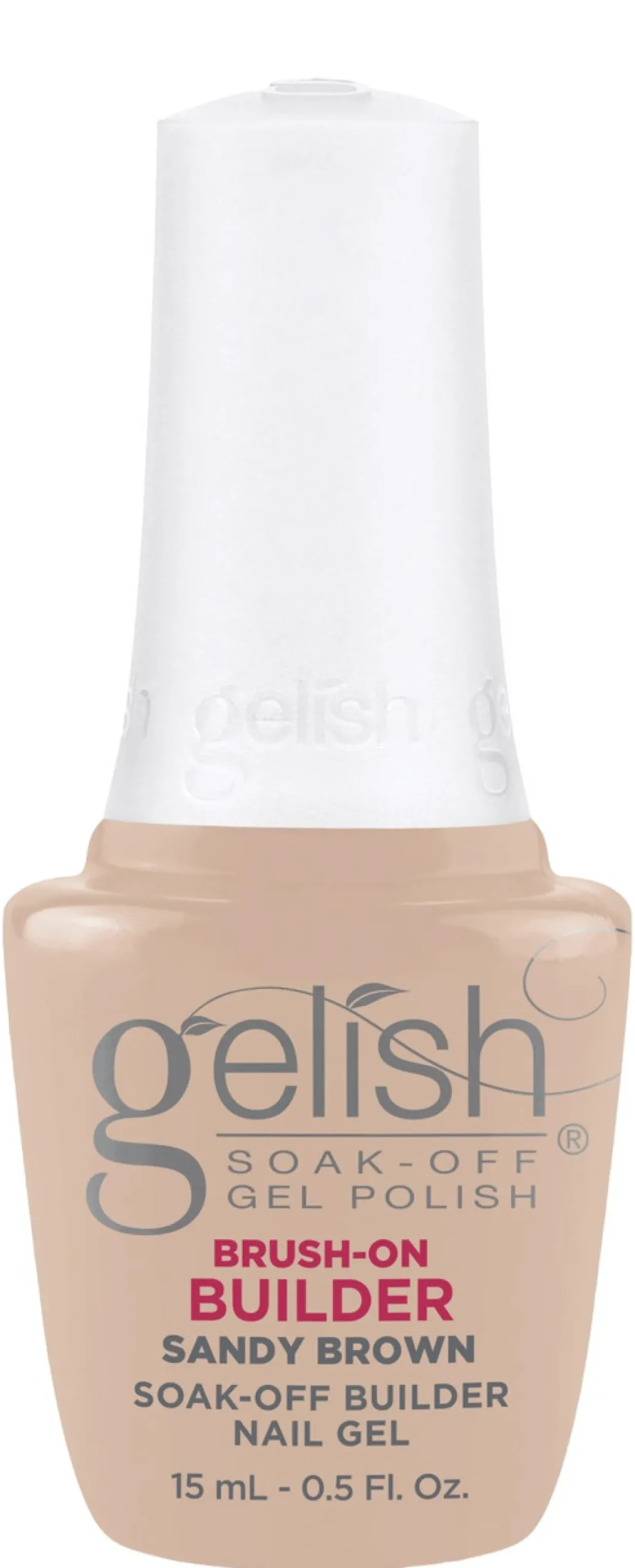 Gelish Sandy Brown Brush-On Builder Gel, 15 mL | .5 fl. Oz.