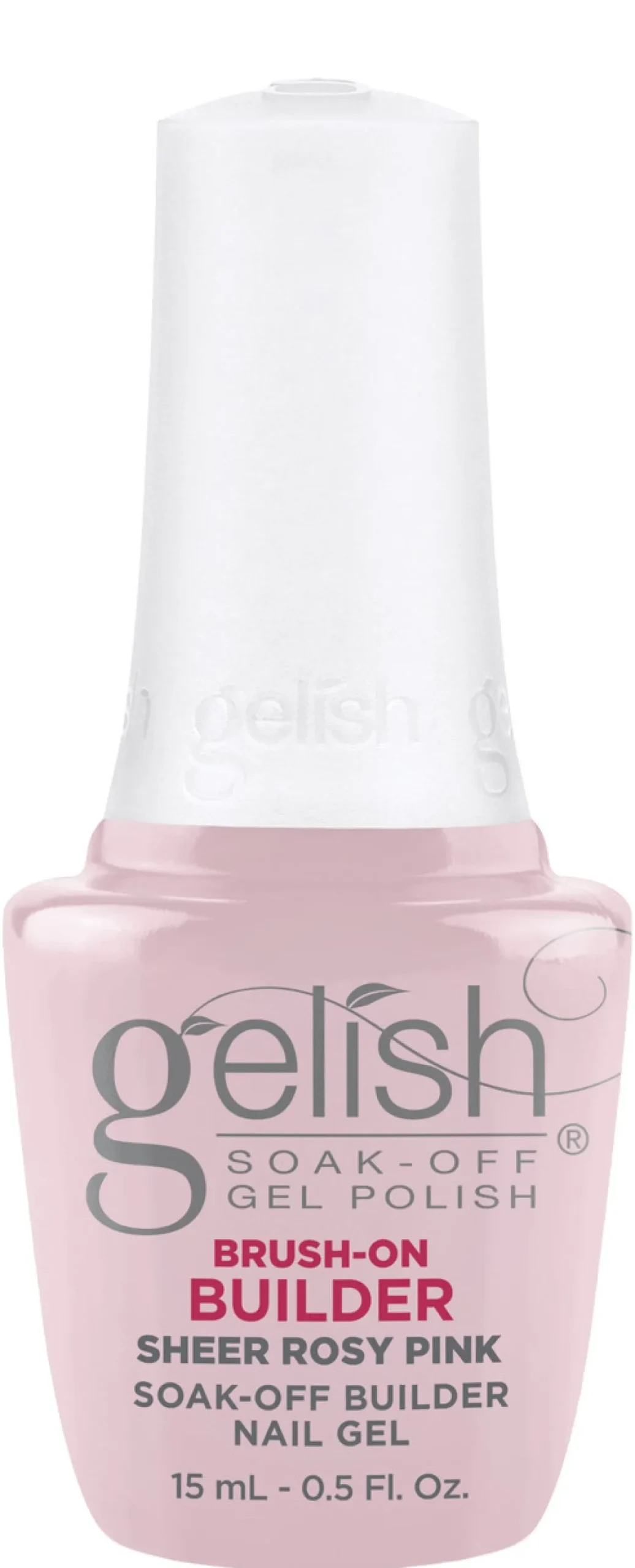 Gelish Sheer Rosy Pink Brush-On Builder Gel, 15 mL | .5 fl. Oz.