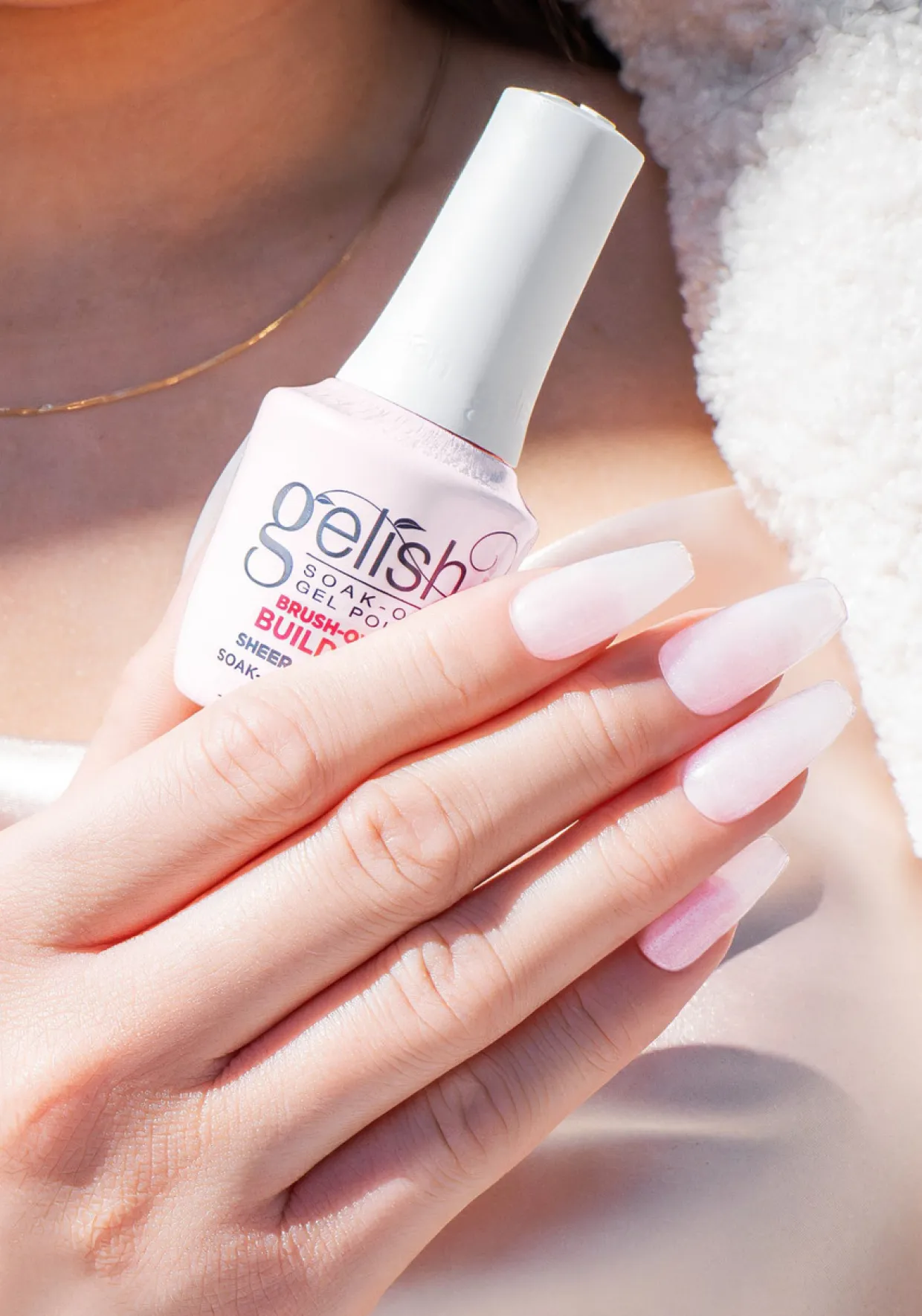 Gelish Sheer Shimmer Brush-On Builder Gel, 15 mL | .5 fl. Oz.