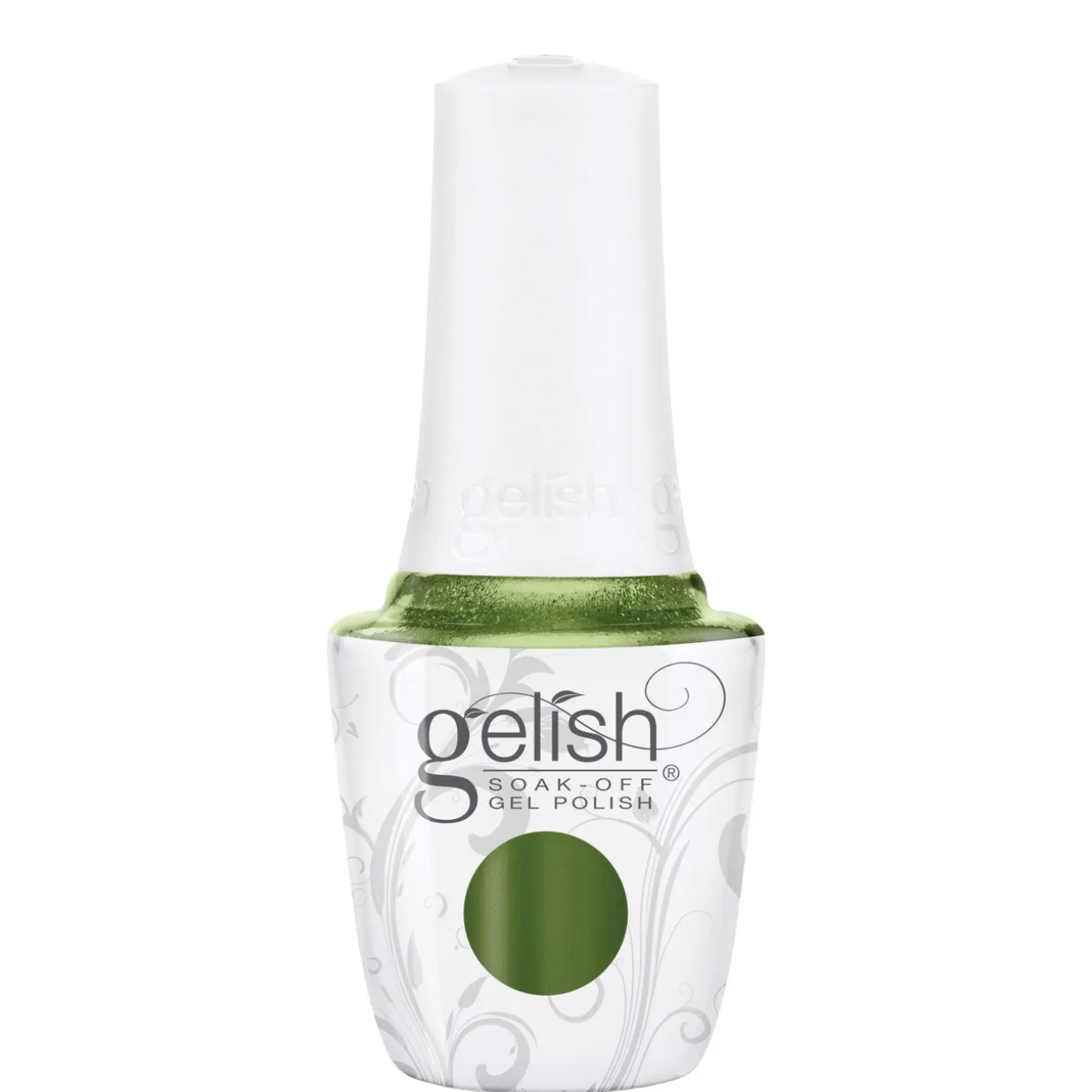 Gelish Soak-Off Gel Polish "Bad to the Bow", Olive Shimmer, 15 mL | .5 fl oz - On My Wish List Collection
