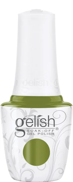 Gelish Soak-Off Gel Polish "Freshly Cut", Clover Green Crème, 15 mL | .5 fl. Oz.