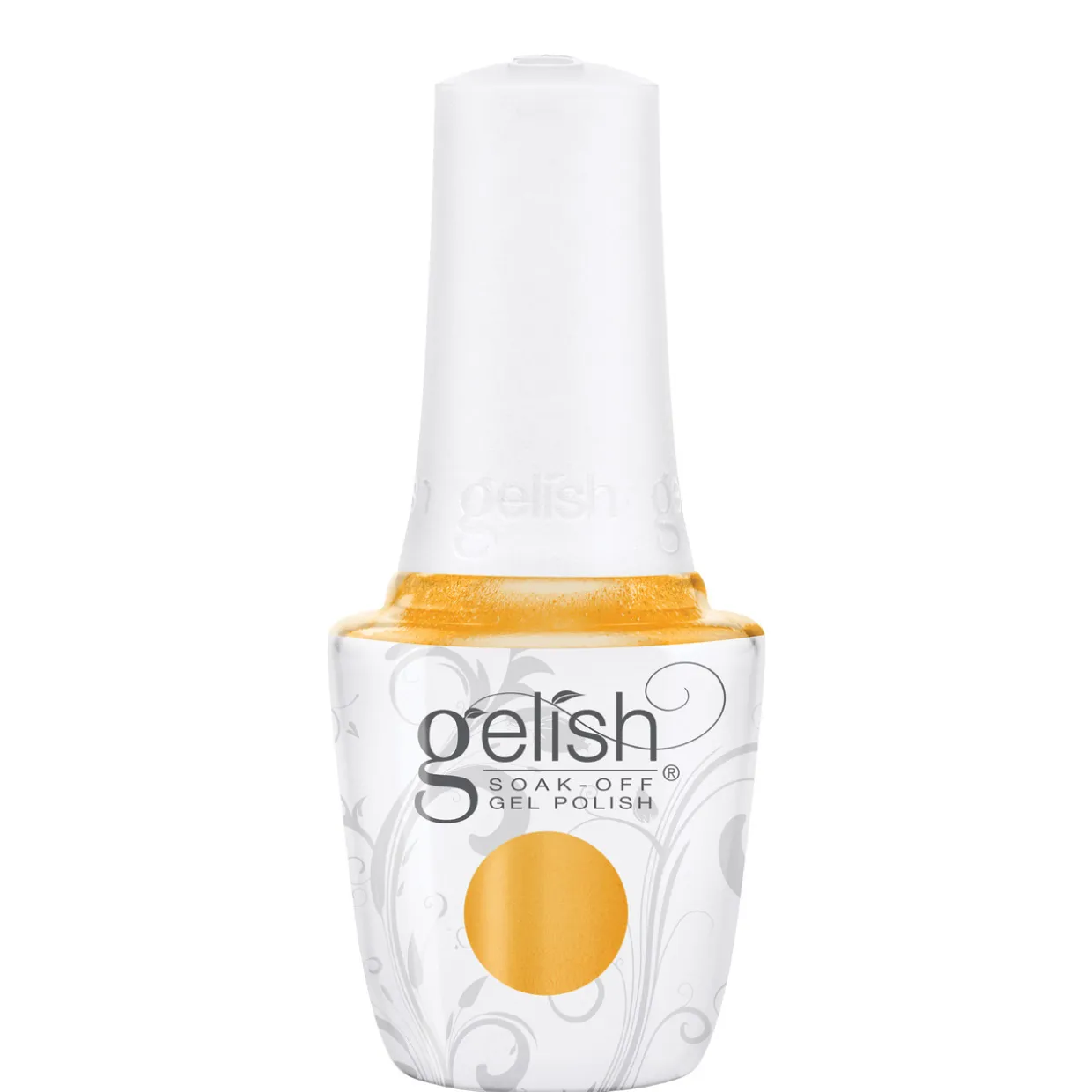 Gelish Soak-Off Gel Polish "Golden Hour Glow", Golden Yellow Pearl, 15 mL | .5 fl oz - Change of Pace Collection