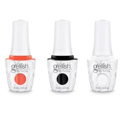 Gelish Soak-Off Gel Polish Halloween Nail Art Bundle, 3 colors