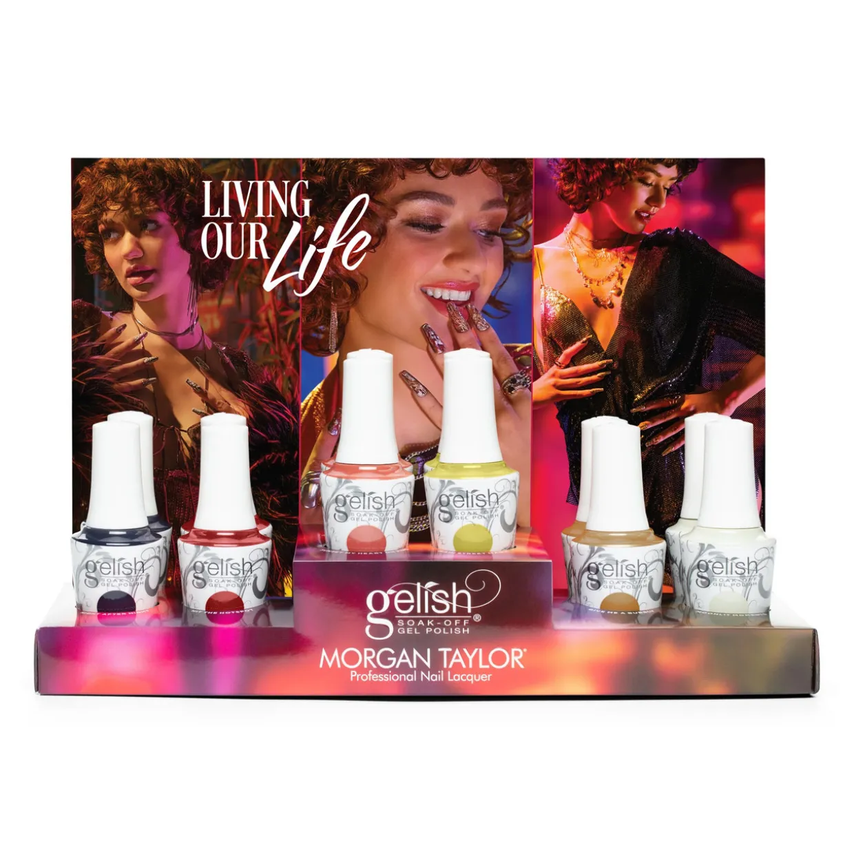 Gelish Soak-Off Gel Polish "Living Our Life" Fall Collection, 12 ct. Display