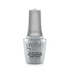 Gelish Soak-Off Gel Polish Velvet Matte No Cleanse Gel Top Coat, 15 mL | .5 fl oz - 1148135