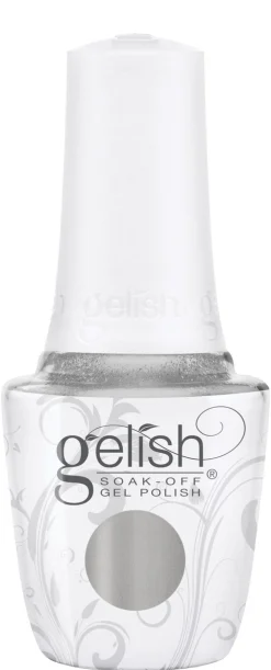Gelish Soak-Off Gel Polish "You Sweater Believe It", Soft Silver Metallic, 15 mL | .5fl oz - 1110544