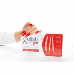 Gelish Soft Gel Tips - Long Stiletto 550 ct.