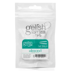 Gelish Soft Gel Tips. Medium Almond Size 14, 50 Ct. Refill