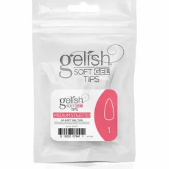 Gelish Soft Gel Tips, Medium Stiletto Size 1, 50 ct. Refill