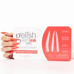 Gelish Soft Gel Tips - Medium Stiletto 550 ct.
